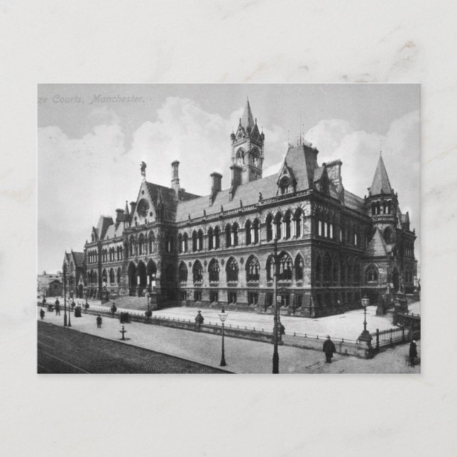 Carte Postale Assize Courts, Manchester, c.1910 (Devant)