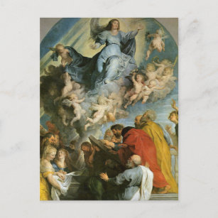 Carte Postale Assomption de la Vierge par Peter Paul Rubens Post