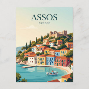 Carte Postale Assos Grèce
