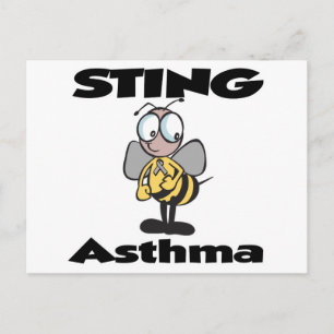 Carte Postale Asthme STING