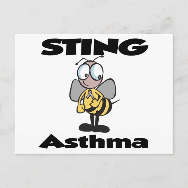 Carte Postale Asthme STING (Devant)