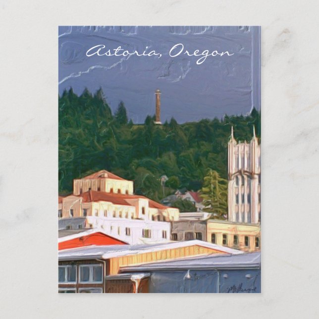 Carte Postale Astoria Oregon (Devant)