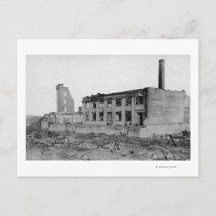 Carte Postale Astoria, Oregon Fire Vue d'Astoria Natl. Station