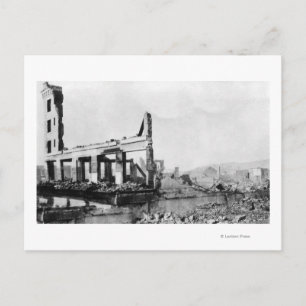 Carte Postale Astoria, Oregon Fire Vue de Weinard Hotel