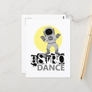 Carte Postale Astro Dance, astronaute