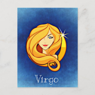 Carte Postale Astrology Sign Virgo