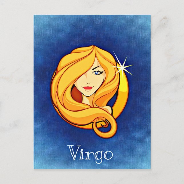 Carte Postale Astrology Sign Virgo (Devant)