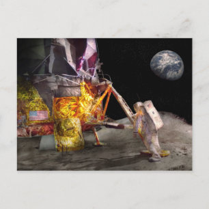 Carte Postale Astronaut - Une petite étape