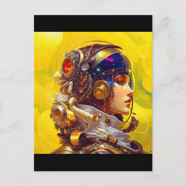 Carte postale astronaute (Devant)