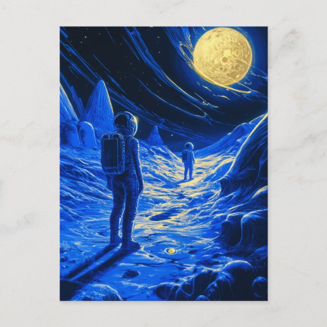 Carte Postale Astronaute (Devant)