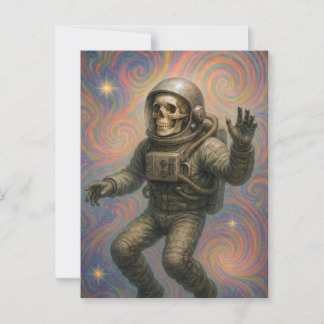 Carte Postale Astronaute flottant