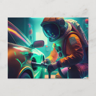 Carte Postale astronaute IA