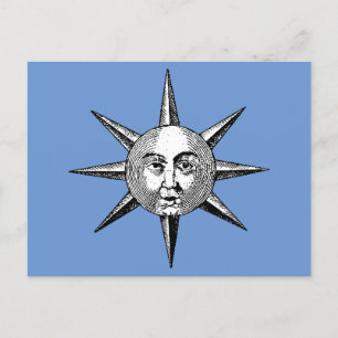 Carte Postale Astronomie Renaissance - Face Soleil
