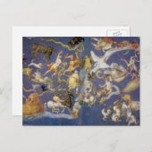 Carte Postale Astronomie vintage Constellations célestes Fresco (Devant / Derrière)
