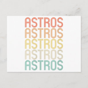 Carte Postale Astros féminins
