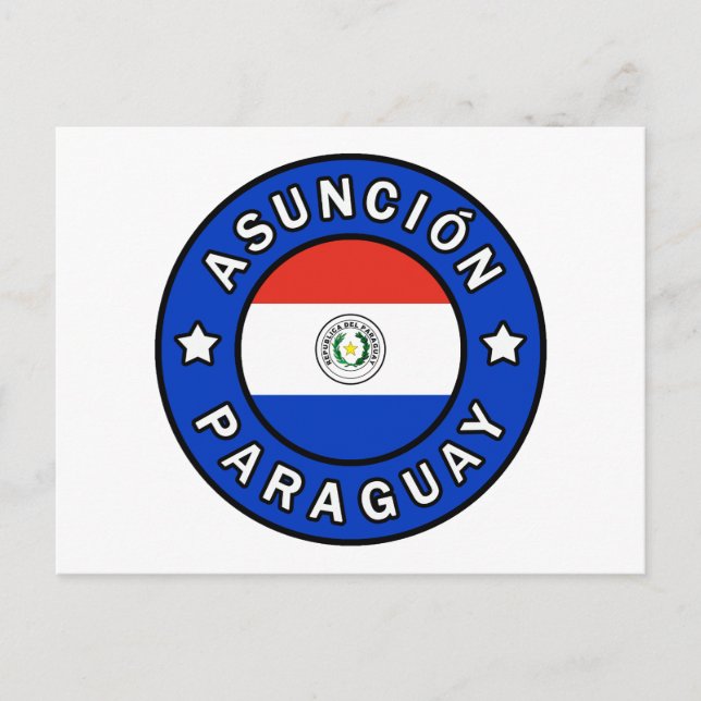 Carte Postale Asunción Paraguay (Devant)