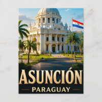 📍 Asuncion Paraguay Voyage Souvenir
