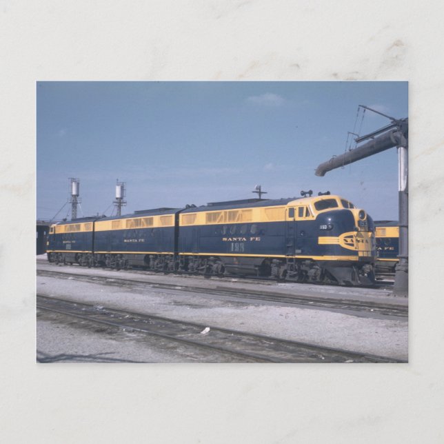 Carte Postale AT&SF EMD FT, set (Devant)