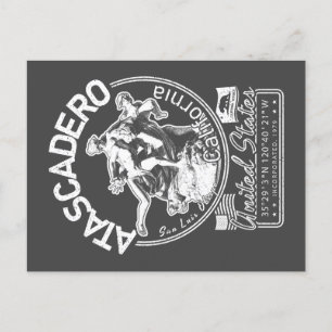 CARTE POSTALE ATASCADERO CALIFORNIA - JARDINS ENSOLEILLÉS