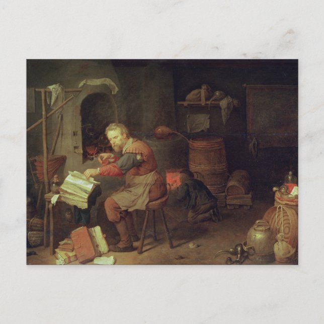 Carte Postale Atelier de l'alchimiste (Devant)
