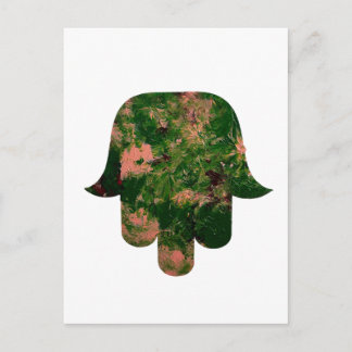 Carte Postale Atelier de peinture de ballon Hamsa de jardin Art