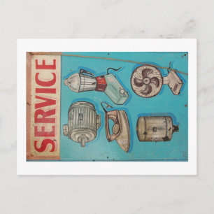 Carte Postale Atelier de services Inde