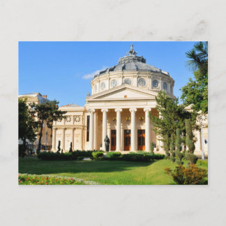 Carte Postale Athénée roumain à Bucarest, Roumanie