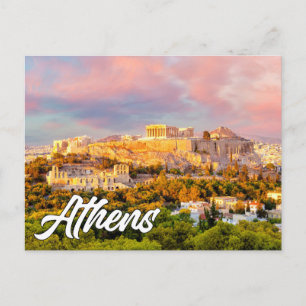 Carte Postale Athènes, Grèce