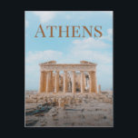 Carte Postale Athènes Grèce<br><div class="desc">Athènes,  capitale de la Grèce.  Ville grecque merveilleuse avec beaucoup d'histoire ancienne.  Le berceau de la civilisation occidentale.  C'est la plus ancienne capitale d'Europe.</div>