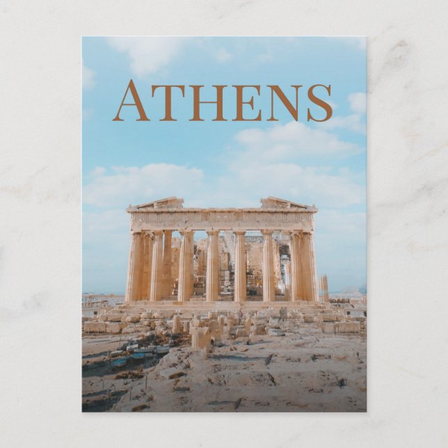 Carte Postale Athènes Grèce (Devant)