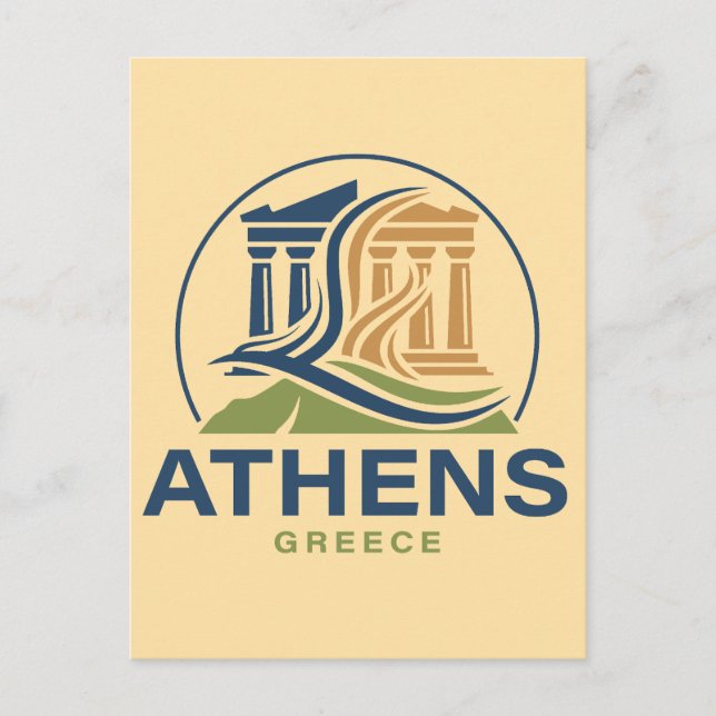 Carte Postale Athènes Grèce Acropole Parthénon (Devant)