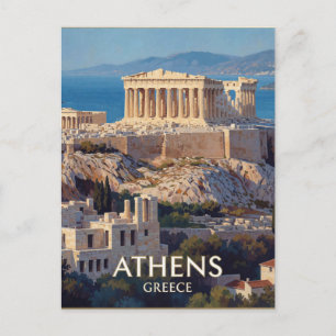 Carte Postale Athènes Grèce Acropole Phenon Voyage
