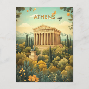 Carte Postale Athènes Grèce Voyage