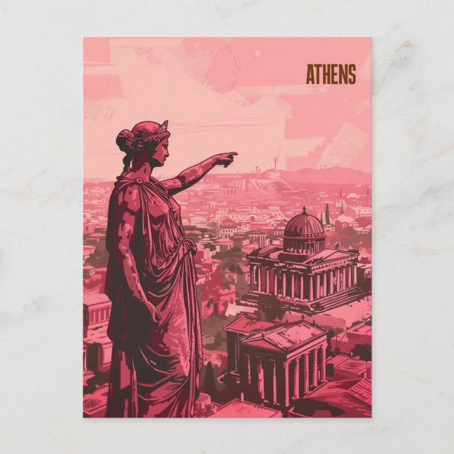 Carte Postale Athènes Grèce Voyage (Devant)