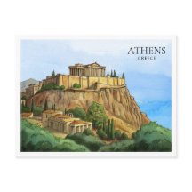 Carte postale Athènes Grèce | Vues historiques