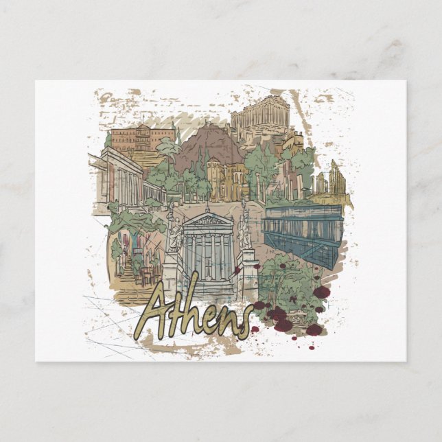 Carte Postale Athens (Devant)