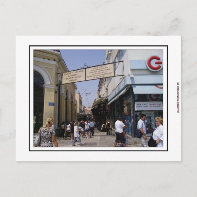 Carte Postale Athens Flea Market (Devant)