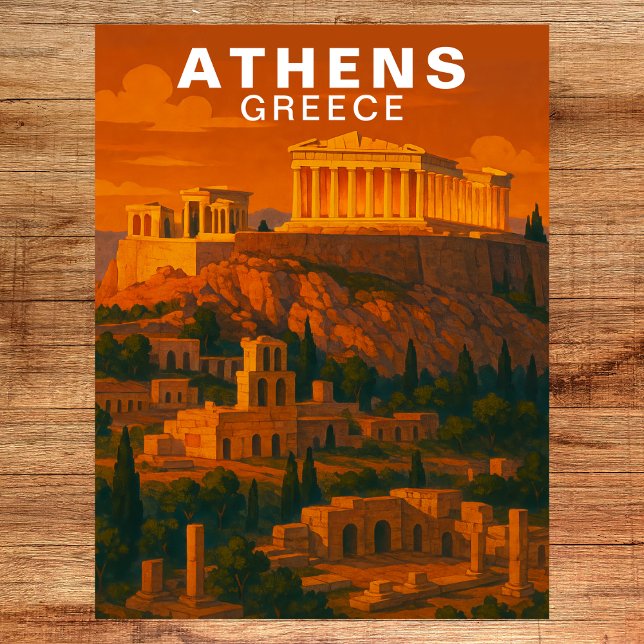 Carte Postale Athens, Greece Ancient Classic Ruins (Athens, Greece Ancient Classic Ruins Postcard)
