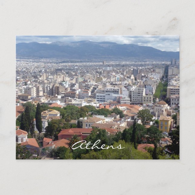 Carte Postale athens vista (Devant)
