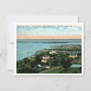 Carte Postale Atlangtic Highlands NJ, années 1930, Water Witch