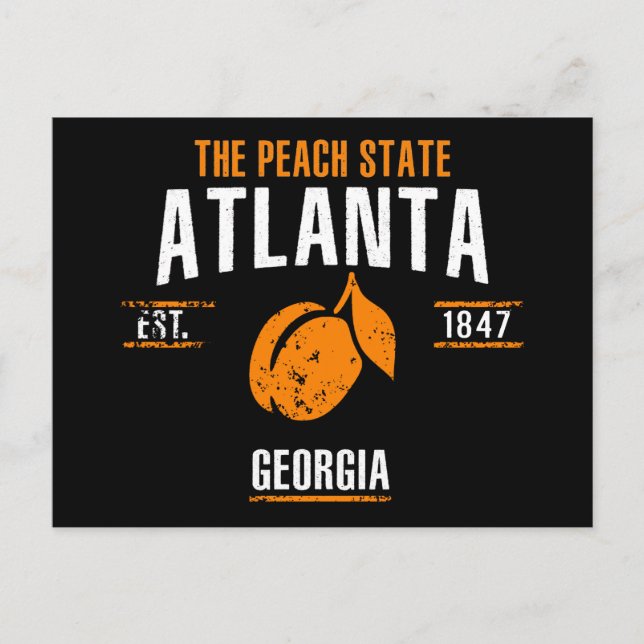 Carte Postale Atlanta (Devant)