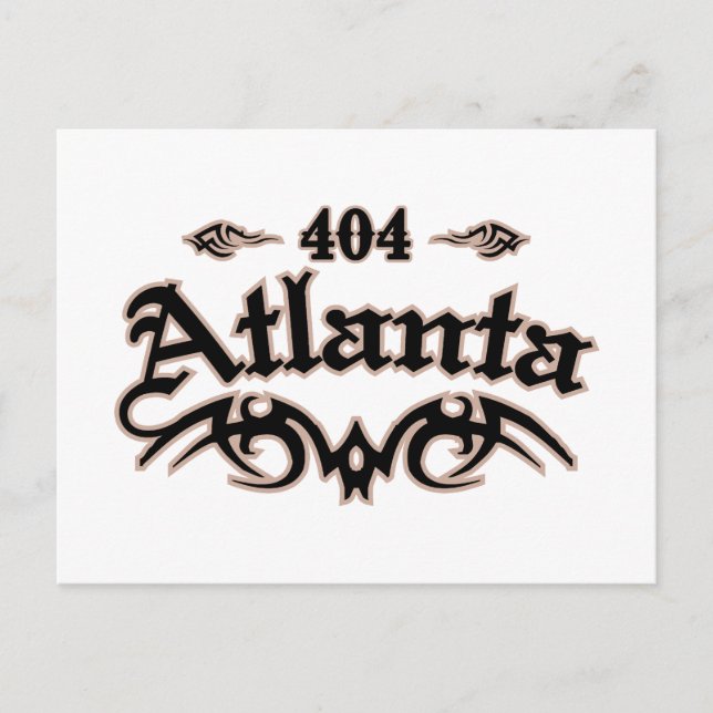 Carte Postale Atlanta 404 (Devant)