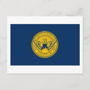 Carte postale Atlanta Flag