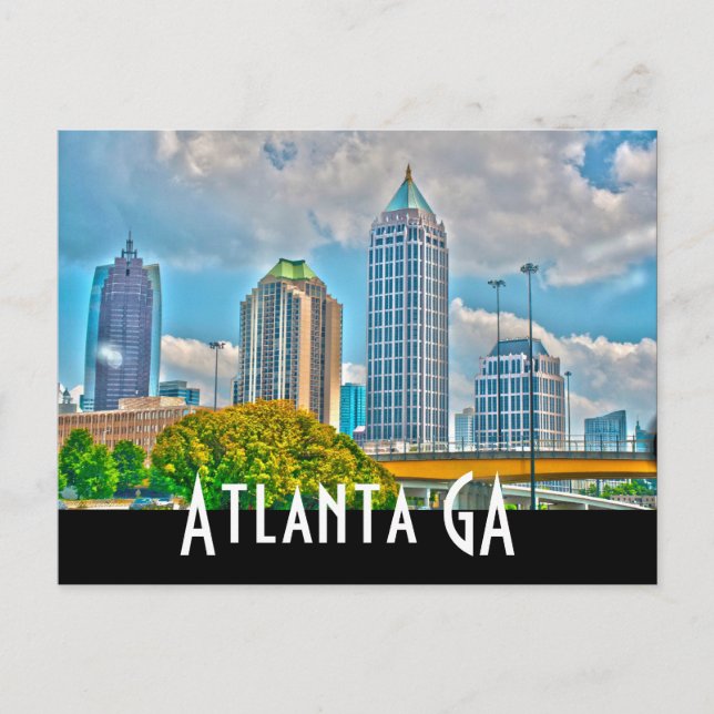 Carte Postale Atlanta GA (Devant)
