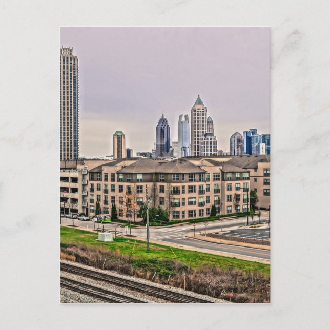 Carte Postale Atlanta Georgia skyline (Devant)