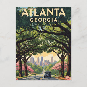 Carte Postale Atlanta Georgia Travel