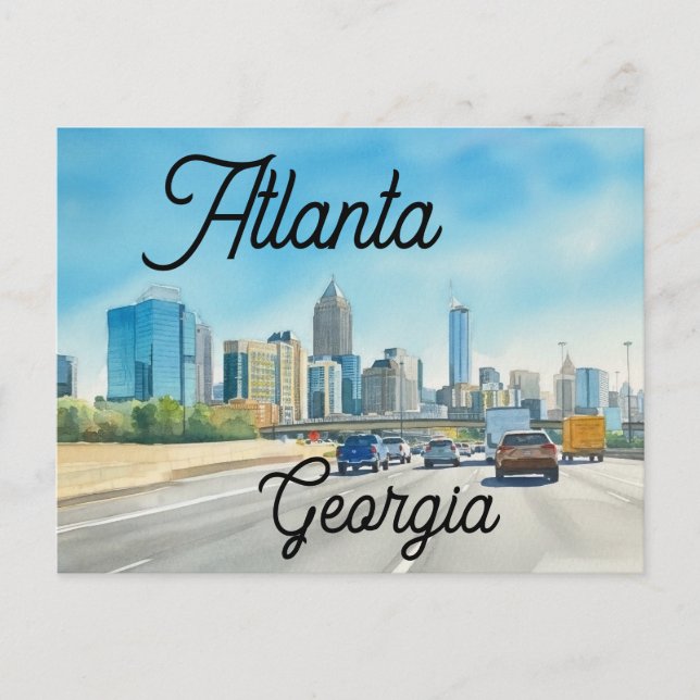 Carte Postale Atlanta Géorgie  (Devant)