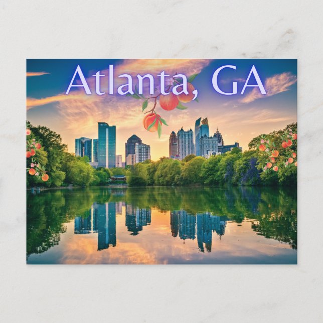 Carte Postale Atlanta, Géorgie (Devant)