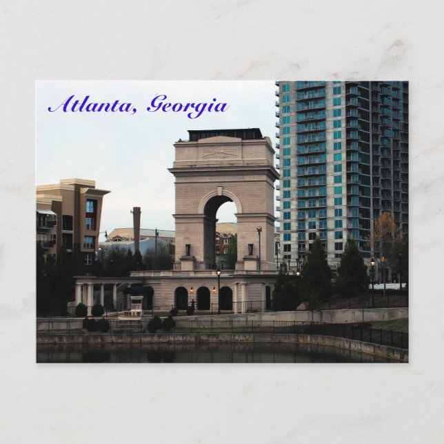 Carte Postale Atlanta, Géorgie (Devant)