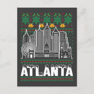 Carte Postale Atlanta Géorgie Noël laid